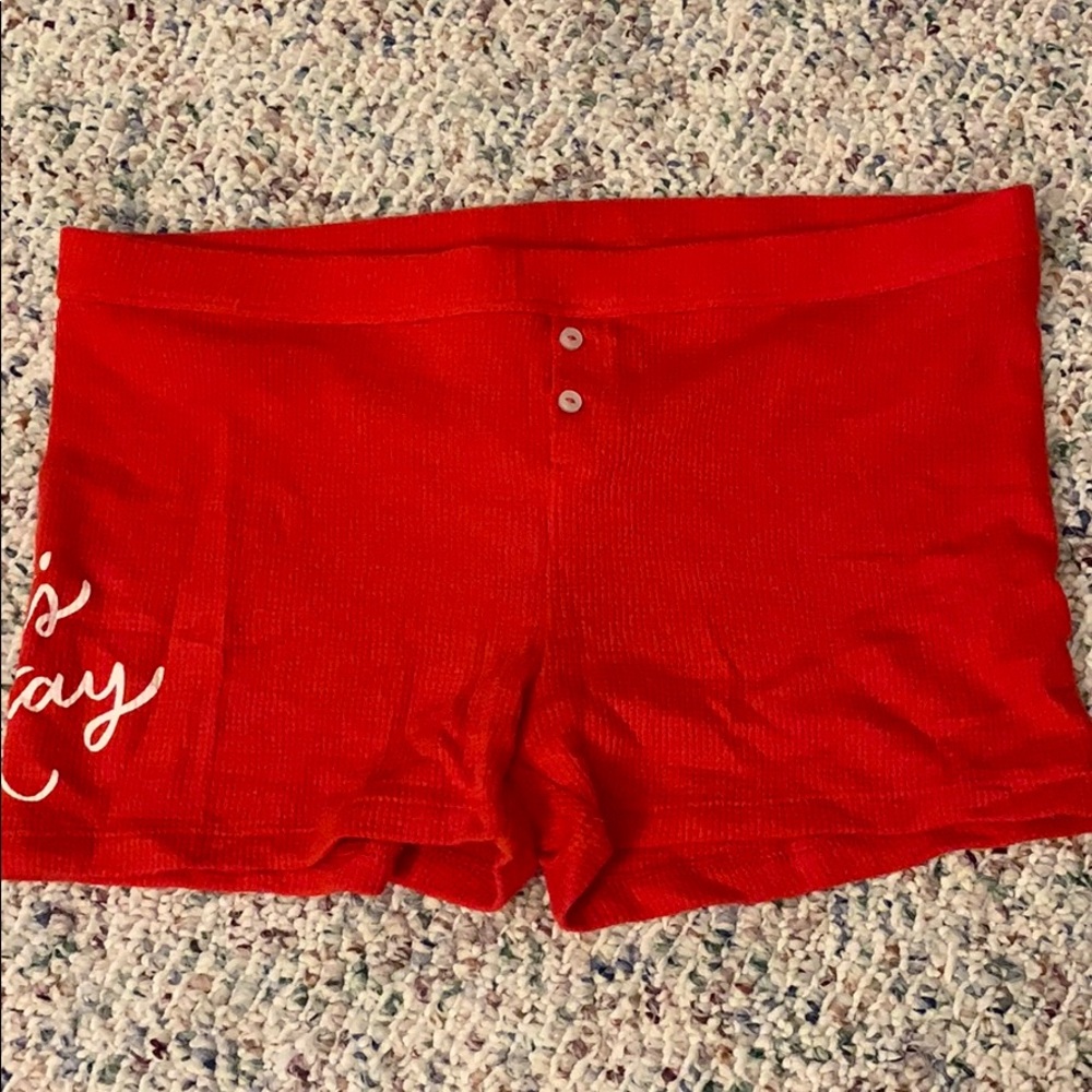 aerie waffle print pajama shorts